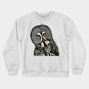 Great Gray Owl Crewneck Sweatshirt